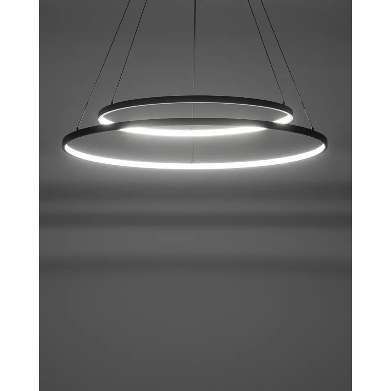 Люстра Nowodvorski 10814 Circolo LED 2x35W 3000K 1200Lm IP20 чорна