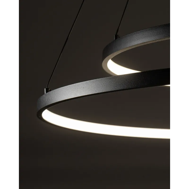 Люстра Nowodvorski 10814 Circolo LED 2x35W 3000K 1200Lm IP20 чорна