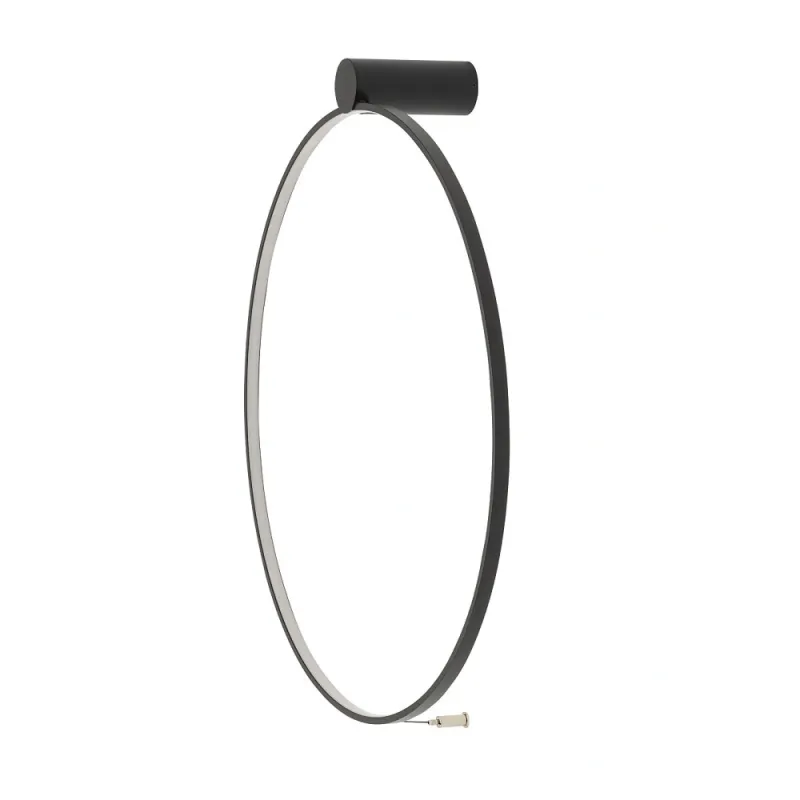 Люстра Nowodvorski 10815 Circolo LED M 1x21W 3000K 660Lm IP20 чорна