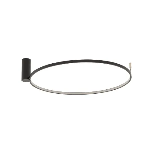 Люстра Nowodvorski 10815 Circolo LED M 1x21W 3000K 660Lm IP20 чорна