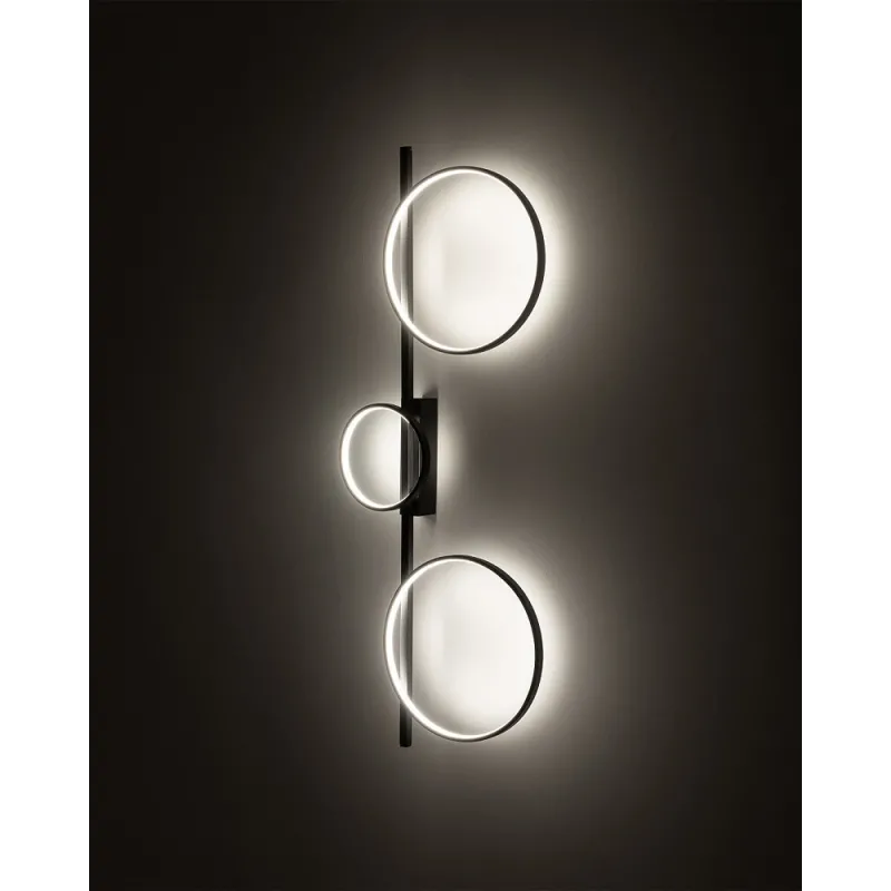 Люстра Nowodvorski 10816 Circolo LED 3x33W 3000K 1100Lm IP20 чорна