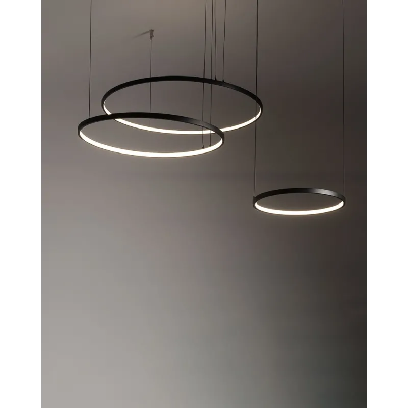 Люстра Nowodvorski 10817 Circolo LED 3x45W 3000K 1600Lm IP20 чорна