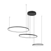 Люстра Nowodvorski 10817 Circolo LED 3x45W 3000K 1600Lm IP20 чорна