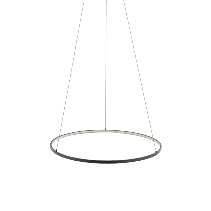Люстра Nowodvorski 10862 Circolo LED M 1x21W 4000K 700Lm IP20 чорна