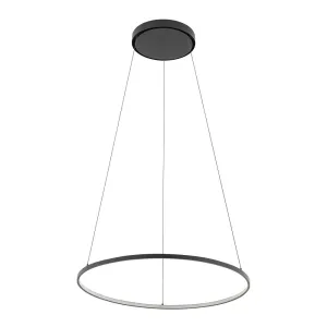 Люстра Nowodvorski 10862 Circolo LED M 1x21W 4000K 700Lm IP20 чорна