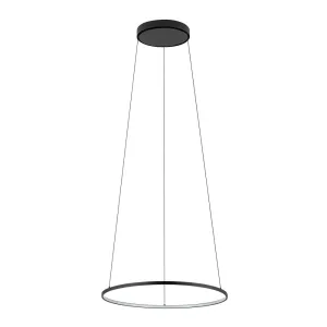Люстра Nowodvorski 10863 Circolo LED S 1x18W 4000K 600Lm IP20 чорна