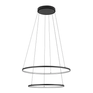 Люстра Nowodvorski 10864 Circolo LED 2x35W 4000K 1300Lm IP20 чорна