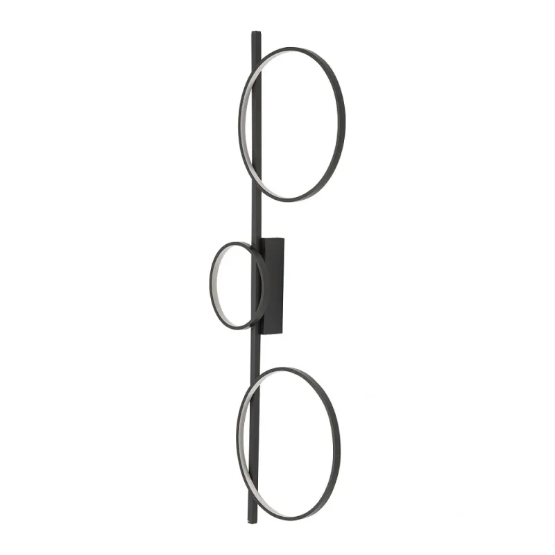 Люстра Nowodvorski 10866 Circolo LED 3x33W 4000K 1200Lm IP20 чорна