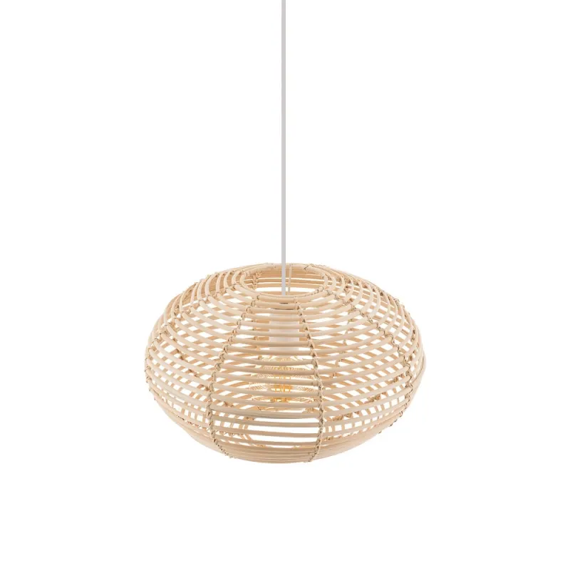 Підвісний світильник, люстра Nowodvorski 11153 Rattan S E27 1x25W IP20 бежевий