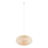 Підвісний світильник, люстра Nowodvorski 11154 Rattan M E27 1x25W IP20 бежевий