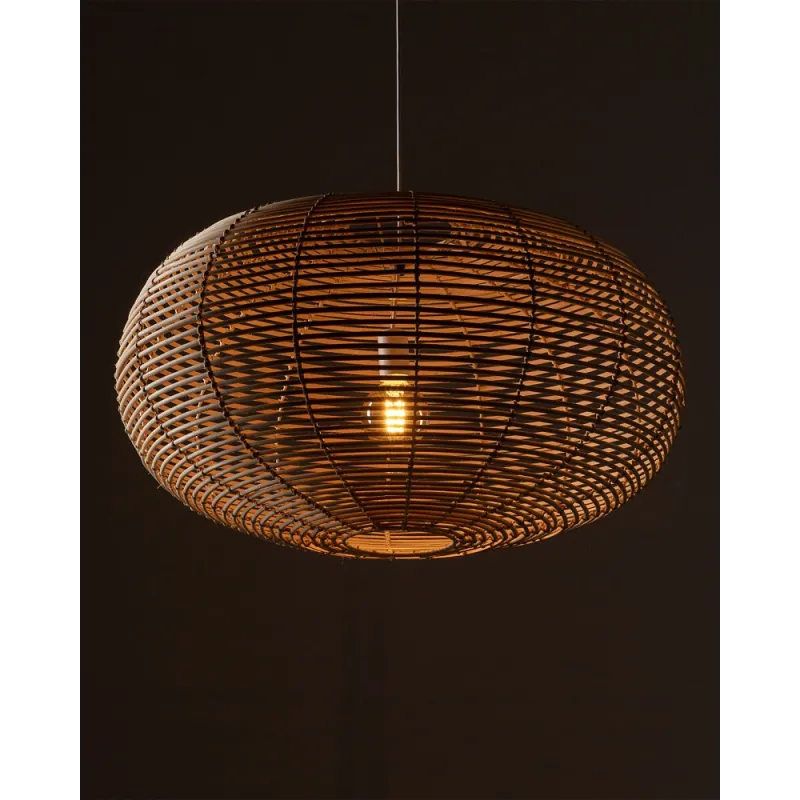 Підвісний світильник, люстра Nowodvorski 11155 Rattan L E27 1x25W IP20 бежевий