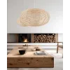 Підвісний світильник, люстра Nowodvorski 11155 Rattan L E27 1x25W IP20 бежевий