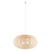 Підвісний світильник, люстра Nowodvorski 11155 Rattan L E27 1x25W IP20 бежевий