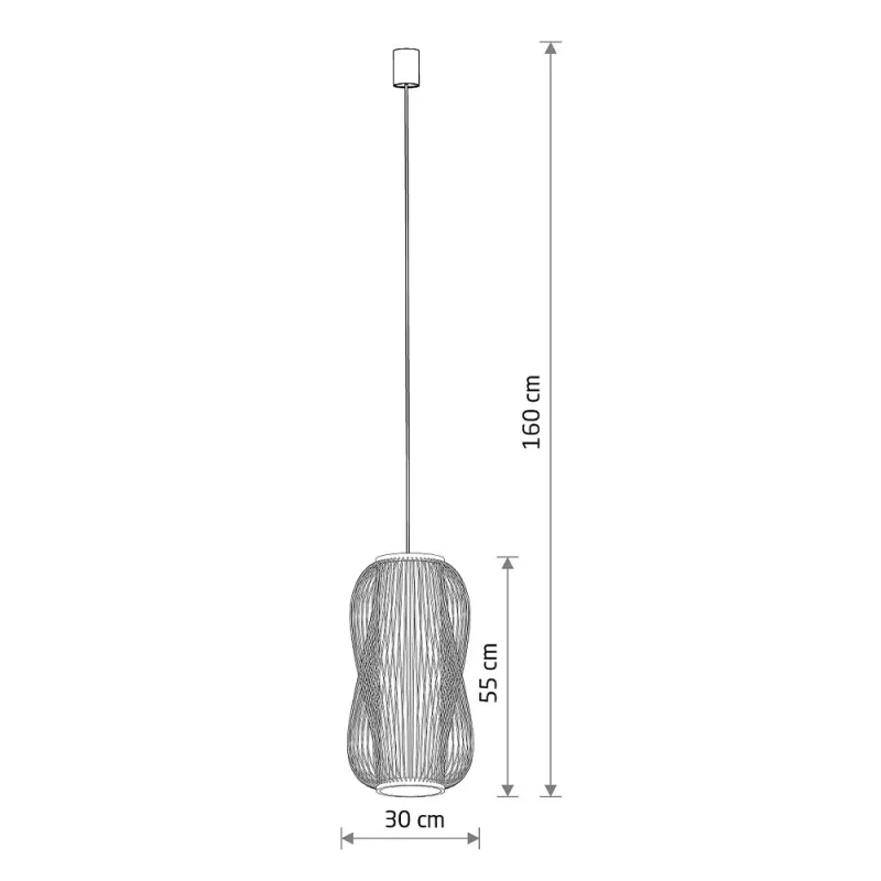 Підвісний світильник, люстра Nowodvorski 11162 Puket L E27 1x25W IP20 бежевий