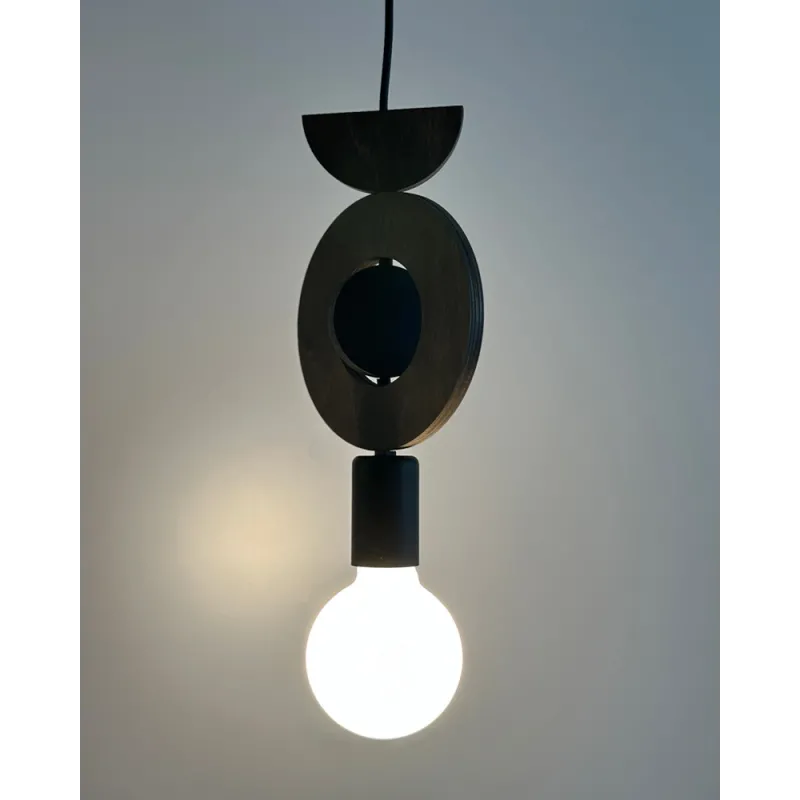 Підвісний світильник, люстра Nowodvorski 11176 Drops Wood D E27 1x25W IP20 коричневий