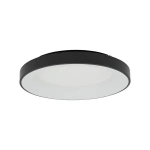 Світильник стельовий Nowodvorski 11208 Nikki Round LED 1x60W 3000K 5200Lm IP20 чорний