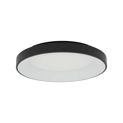 Світильник стельовий Nowodvorski 11212 Nikki Round LED 1x60W 4000K 5400Lm IP20 чорний