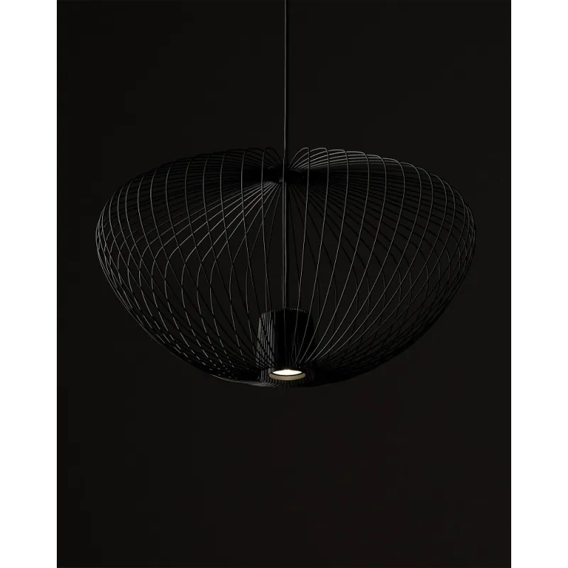 Підвісний світильник, люстра Nowodvorski 11245 Pumpkin M GU10 1x10W IP20 темно-сірий