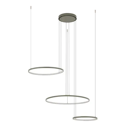 Люстра Nowodvorski 11398 Circolo LED 3x45W 3000K 1600Lm IP20 оливкова