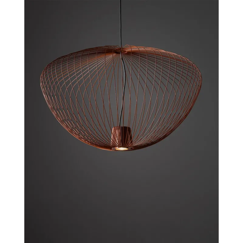 Підвісний світильник, люстра Nowodvorski 11494 Pumpkin L GU10 1x10W IP20 теракотовий