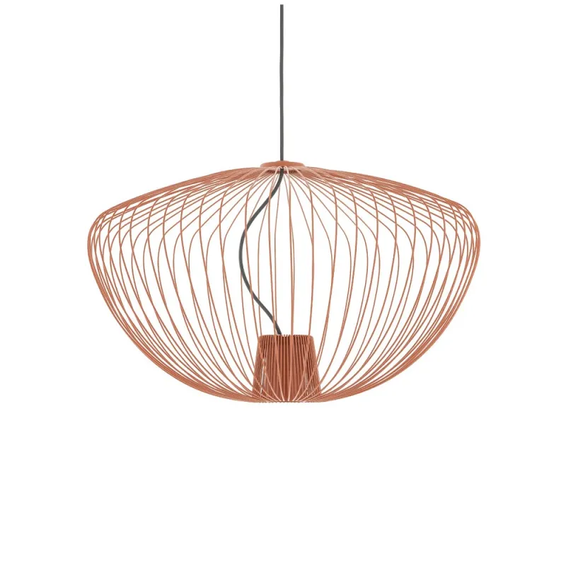 Підвісний світильник, люстра Nowodvorski 11495 Pumpkin M GU10 1x10W IP20 теракотовий