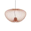 Підвісний світильник, люстра Nowodvorski 11495 Pumpkin M GU10 1x10W IP20 теракотовий