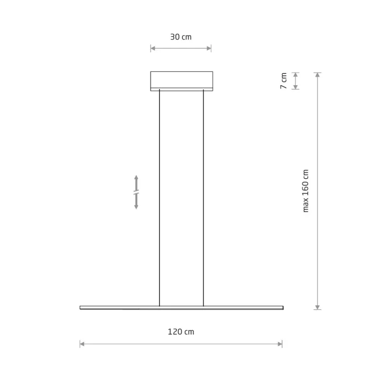 Люстра Nowodvorski 11583 Bar LED S 1x27W 3000K 1700Lm IP20 біла