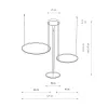 Люстра Nowodvorski 11602 Circolo LED 3x45W 3000K 1600Lm IP20 біла