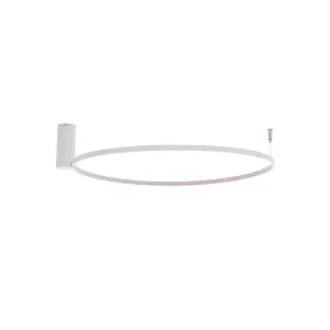 Люстра Nowodvorski 11603 Circolo LED M 1x21W 3000K 660Lm IP20 біла