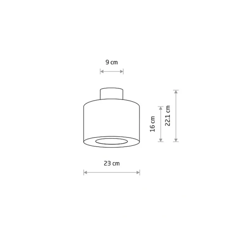Люстра Nowodvorski 11657 Amarela S E27 1x15W IP20 графітова
