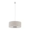 Підвісний світильник, люстра Nowodvorski 11665 Cedro M E27 1x25W IP20 світло-сірий