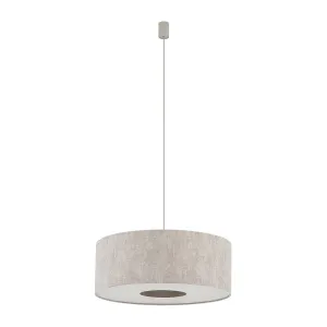 Підвісний світильник, люстра Nowodvorski 11665 Cedro M E27 1x25W IP20 світло-сірий