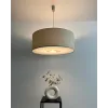 Підвісний світильник, люстра Nowodvorski 11666 Cedro L E27 1x25W IP20 світло-сірий