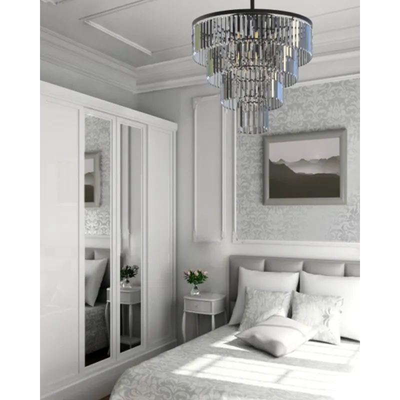 Люстра Nowodvorski 7614 Cristal L E14 12x25W IP20 чорна