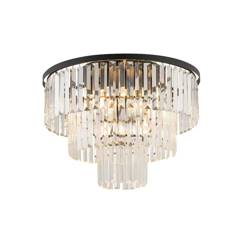 Люстра Nowodvorski 7627 Cristal M E14 9x25W IP20 чорна