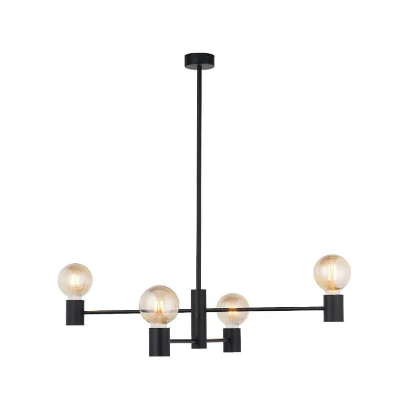 Люстра Nowodvorski 7931 Radius E27 4x25W IP20 чорна
