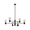 Люстра Nowodvorski 7932 Radius E27 6x25W IP20 чорна