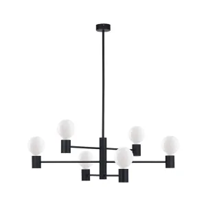 Люстра Nowodvorski 7932 Radius E27 6x25W IP20 чорна