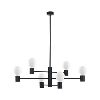 Люстра Nowodvorski 7932 Radius E27 6x25W IP20 чорна