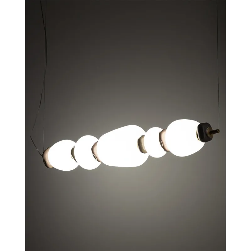 Підвісний світильник, люстра Nowodvorski 11699 Ceramic Horizontal LED 1x26W 3000K 2000Lm IP20 білий