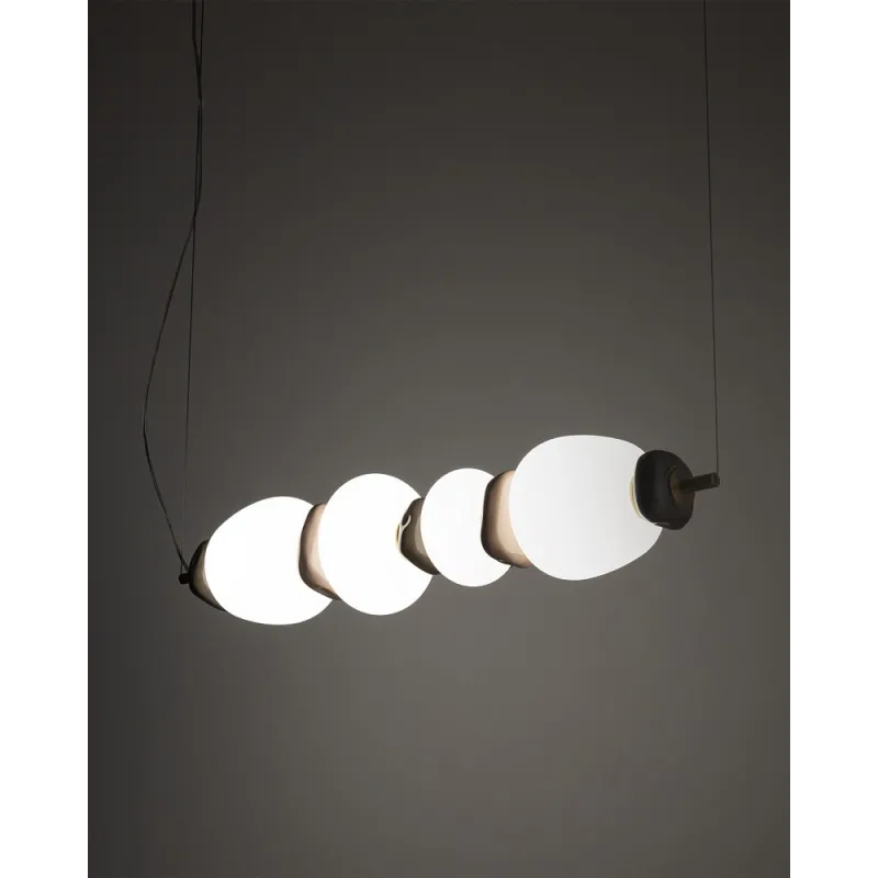 Підвісний світильник, люстра Nowodvorski 11700 Ceramic Horizontal LED 1x22W 3000K 1750Lm IP20 білий