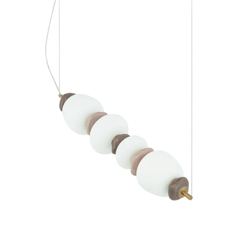 Підвісний світильник, люстра Nowodvorski 11700 Ceramic Horizontal LED 1x22W 3000K 1750Lm IP20 білий