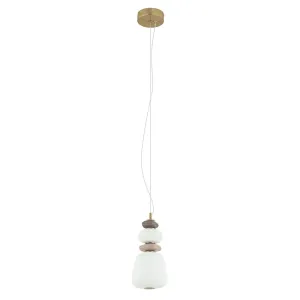 Підвісний світильник, люстра Nowodvorski 11702 Ceramic Vertical LED 1x12W 3000K 950Lm IP20 білий