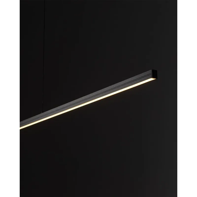 Підвісний світильник, люстра Nowodvorski 10365 Bar LED L 1x40W 3000K 2200Lm IP20 чорний