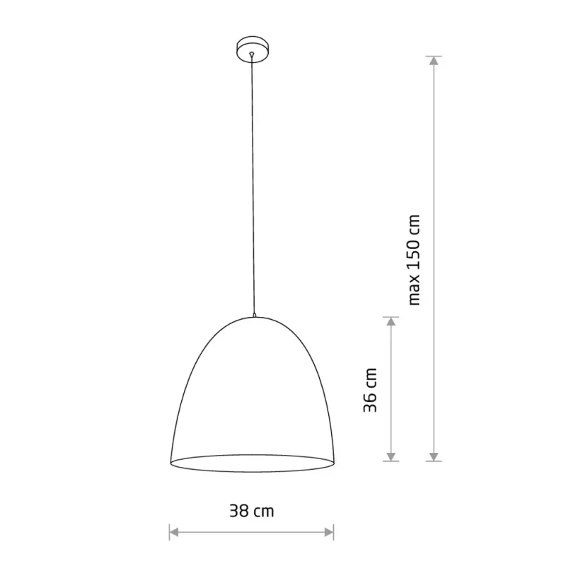 Підвісний світильник, люстра Nowodvorski 9021 Egg M E27 1x25W IP20 білий