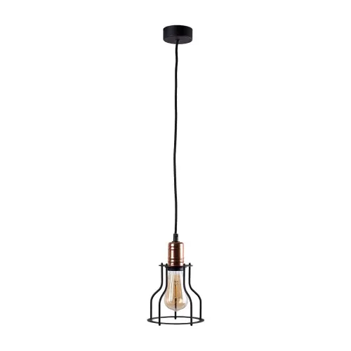 Підвісний світильник, люстра Nowodvorski 6336 Workshop E27 1x25W IP20 чорний