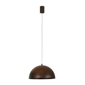 Підвісний світильник, люстра Nowodvorski 6367 Hemisphere Rust I S E27 1x25W IP20 коричневий