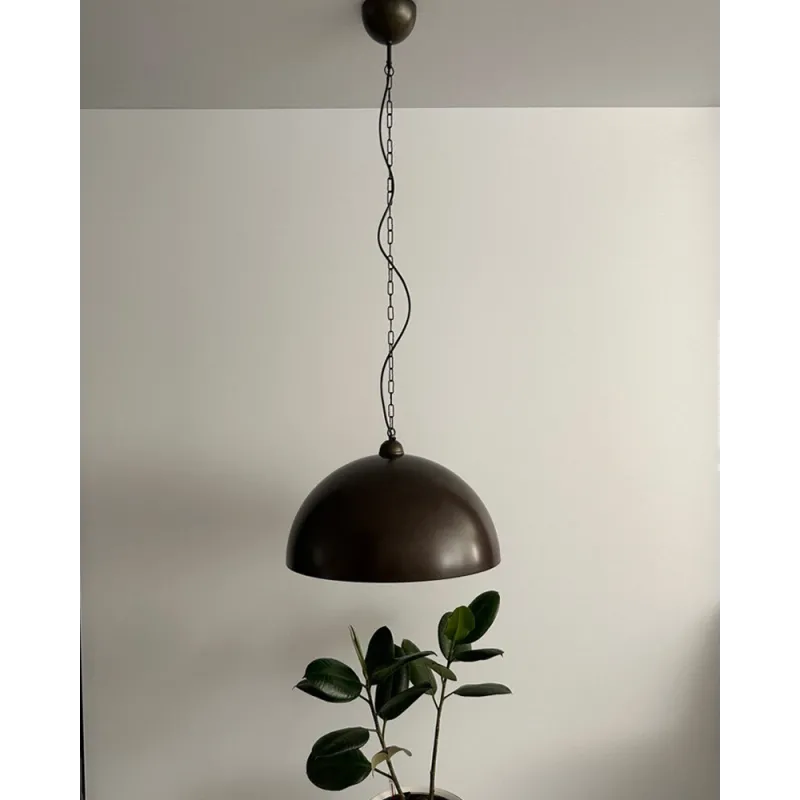 Підвісний світильник, люстра Nowodvorski 6368 Hemisphere Rust I L E27 1x25W IP20 коричневий