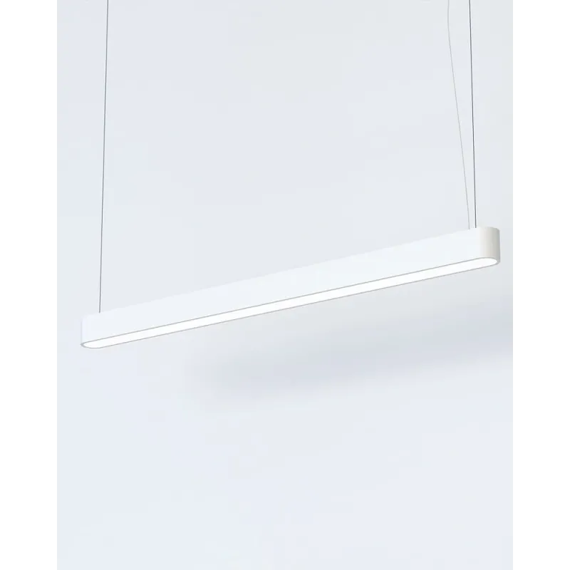 Підвісний світильник, люстра Nowodvorski 7537 Soft LED T8LED 1x22W 3000K 3200Lm IP20 білий