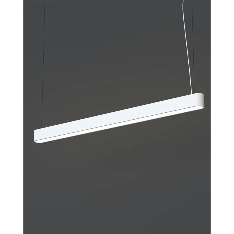 Підвісний світильник, люстра Nowodvorski 7537 Soft LED T8LED 1x22W 3000K 3200Lm IP20 білий